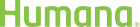 Logo of Humana, styled with the brand name in a bold, green font.